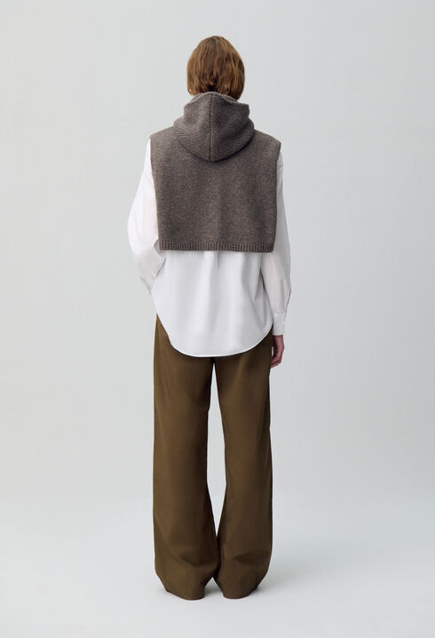 Hooded Knit Sweater
