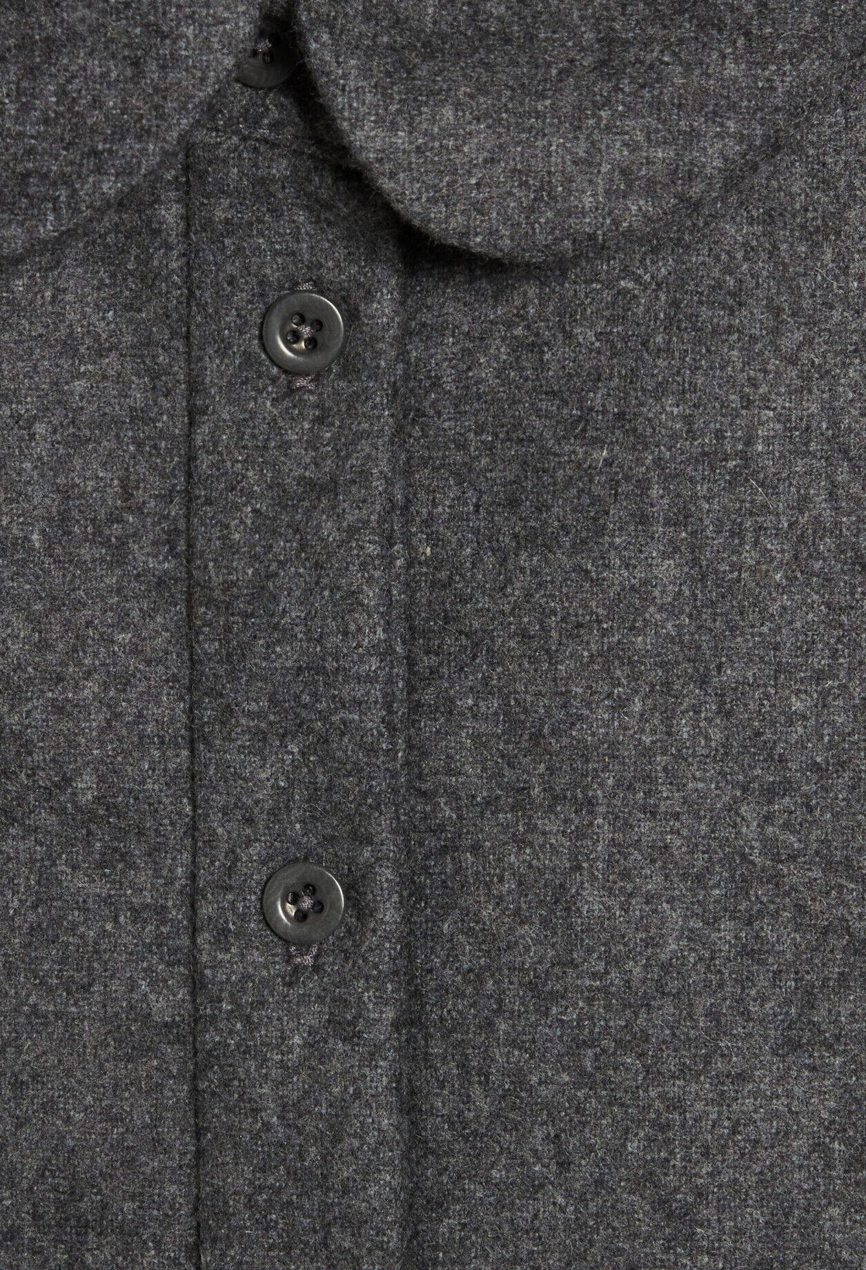 Col amovible maille gris clair