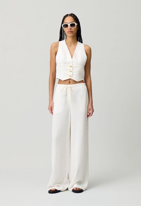 Top veston boutonné