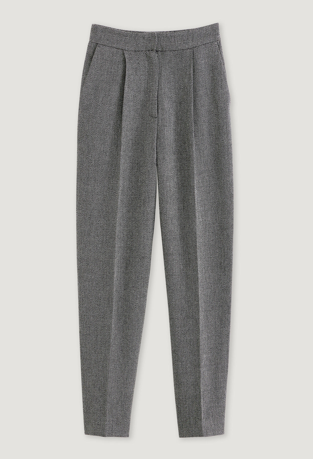 Grey suit trousers