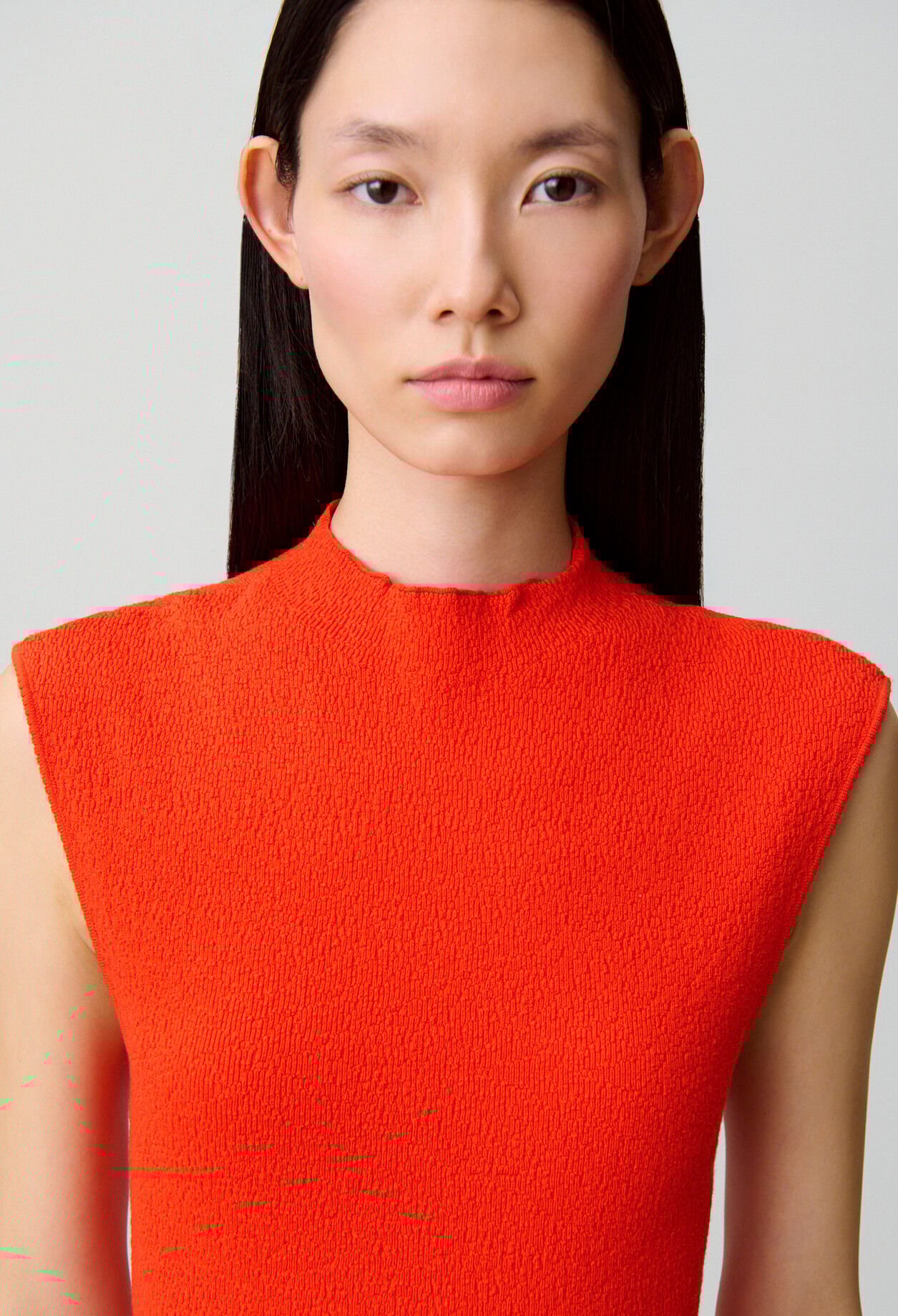 Robe maille pliss&eacute;e