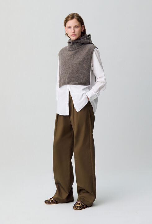 Hooded Knit Sweater