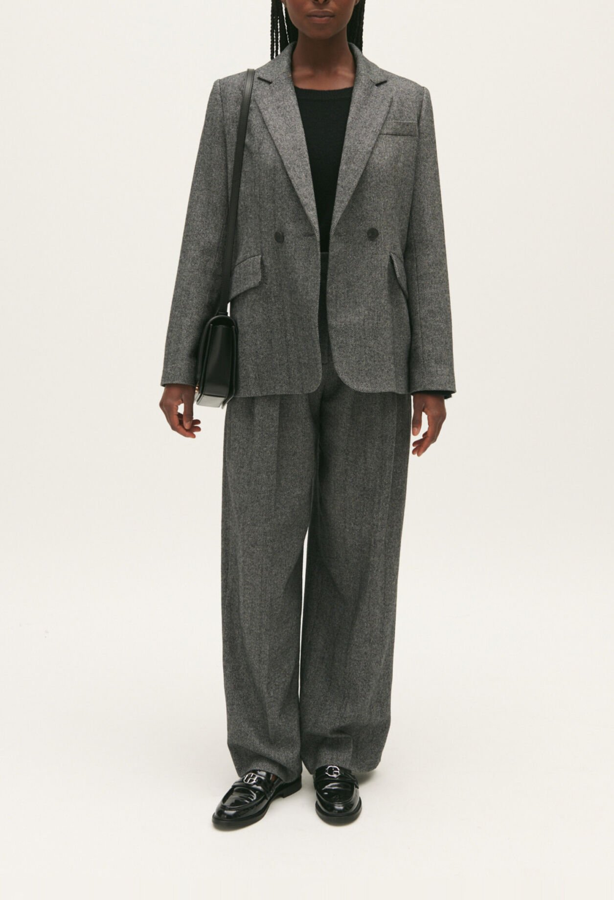 Two-tone suit jacket