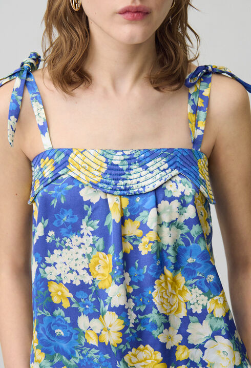 Printed Strappy Top