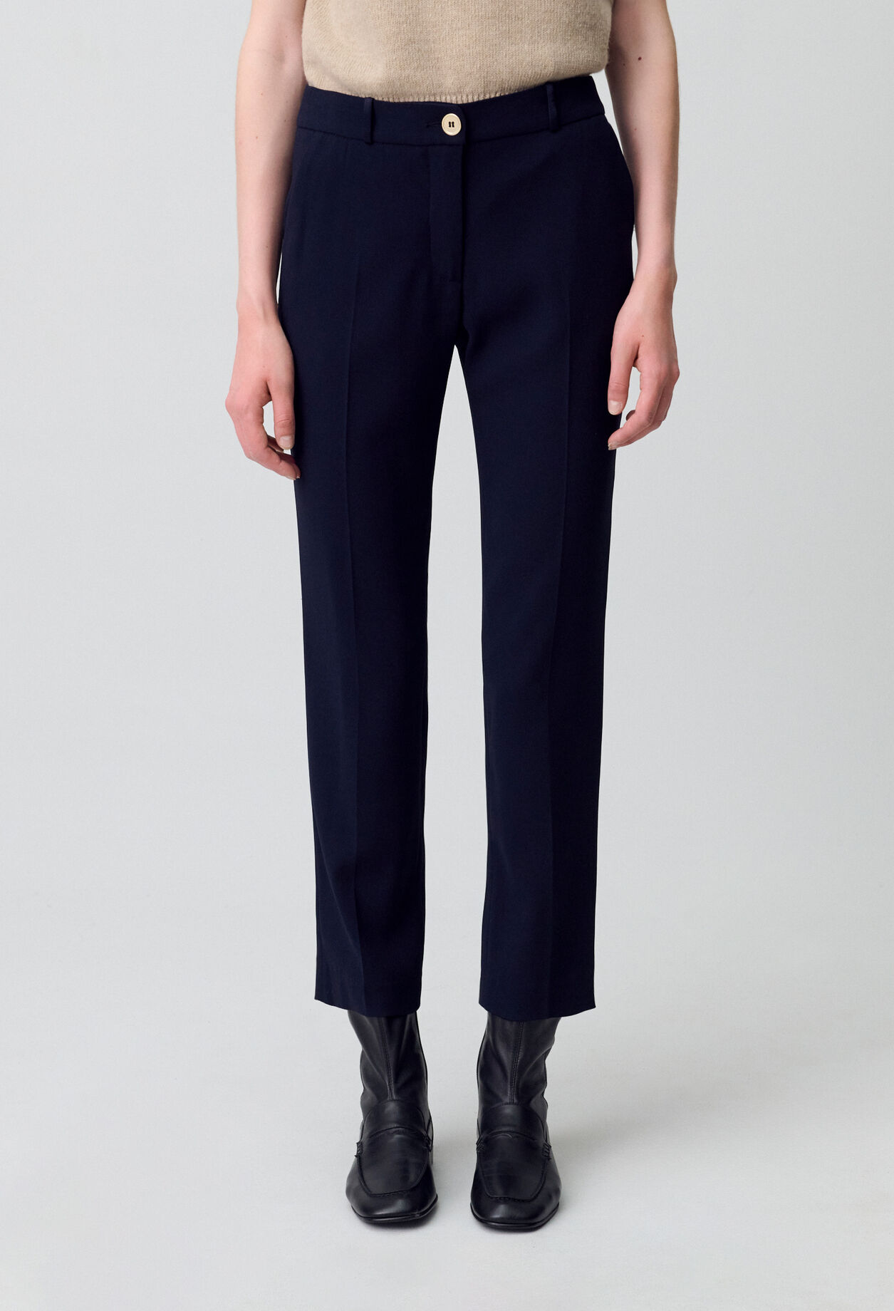 Pantalon tailleur cigarette