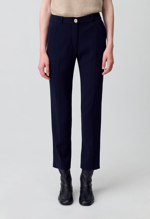 Plain tailored trousers 