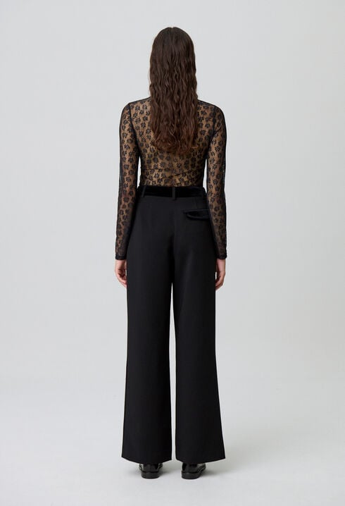 Pantalon droit tailleur