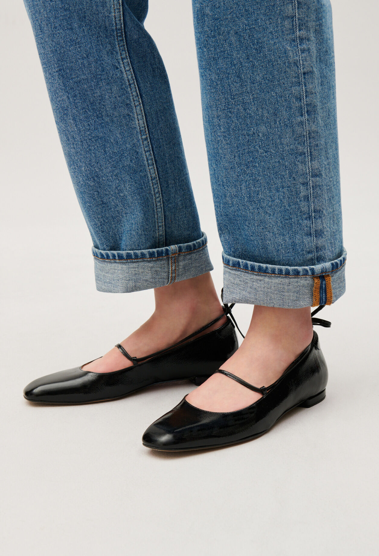 Ballerine cuir vernis