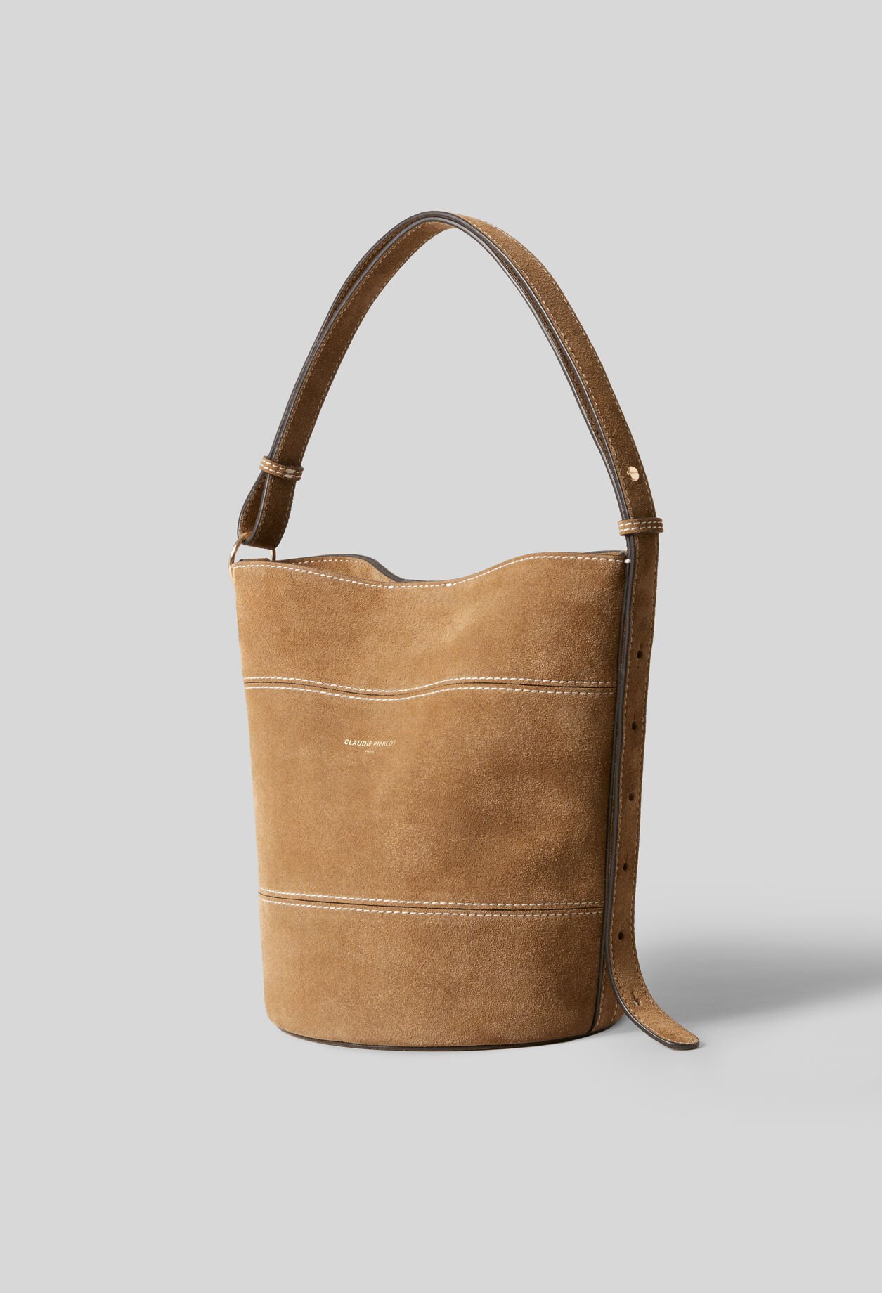 Sac seau Solveig suède