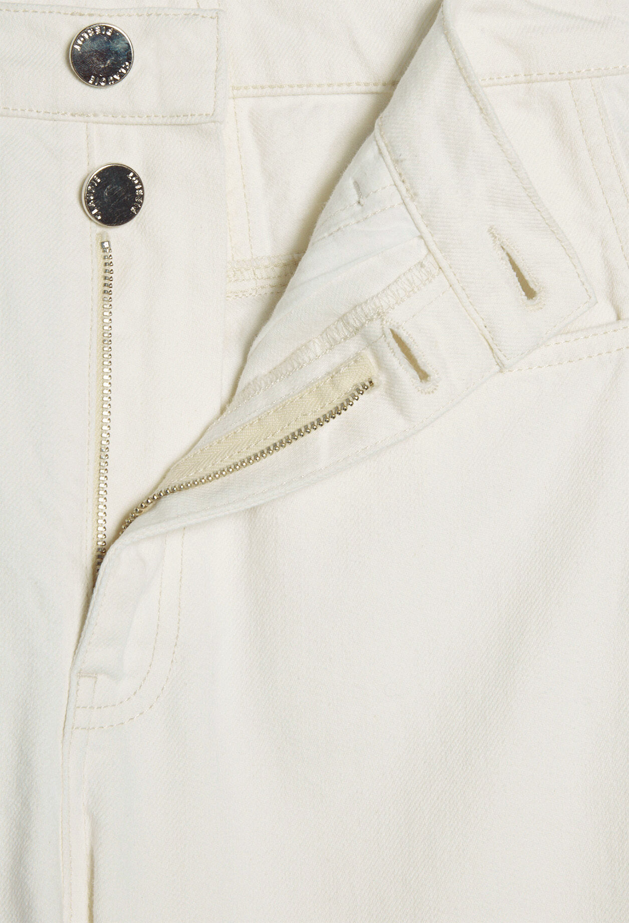 Jean en coton blanc