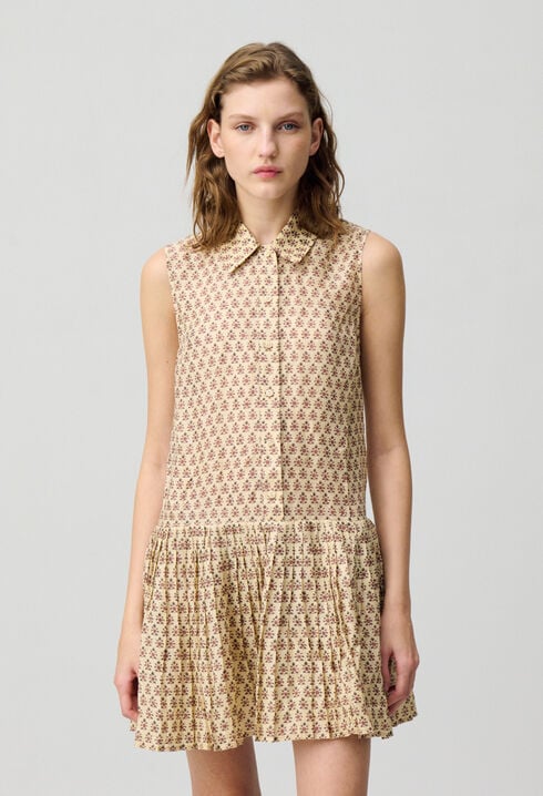 Robe courte imprimée