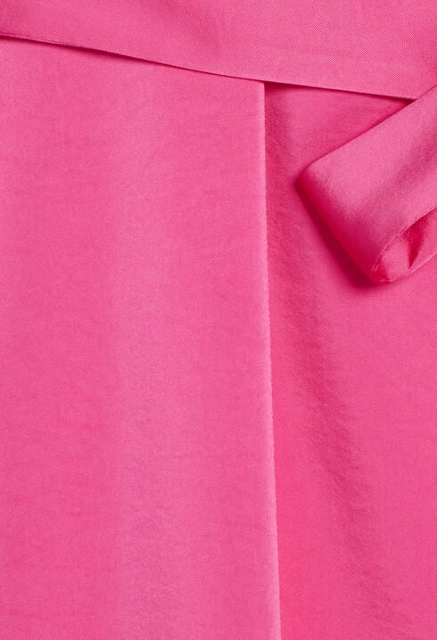 Pink asymmetrical mini dress