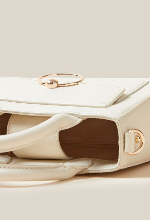 Sac Anouck cuir grainé chaîne