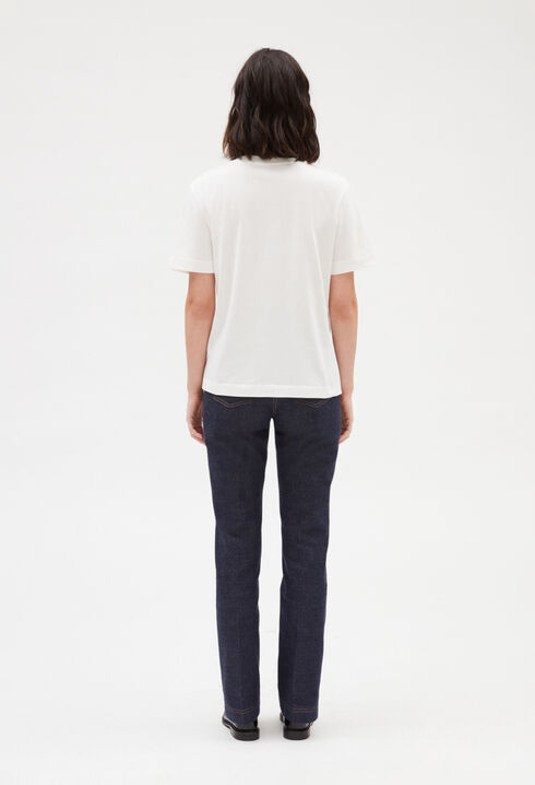 T-shirt manches courtes écru