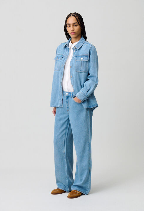 Chemise denim