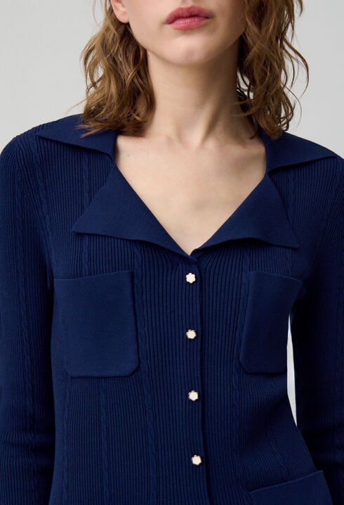 Robe mi-longue en maille