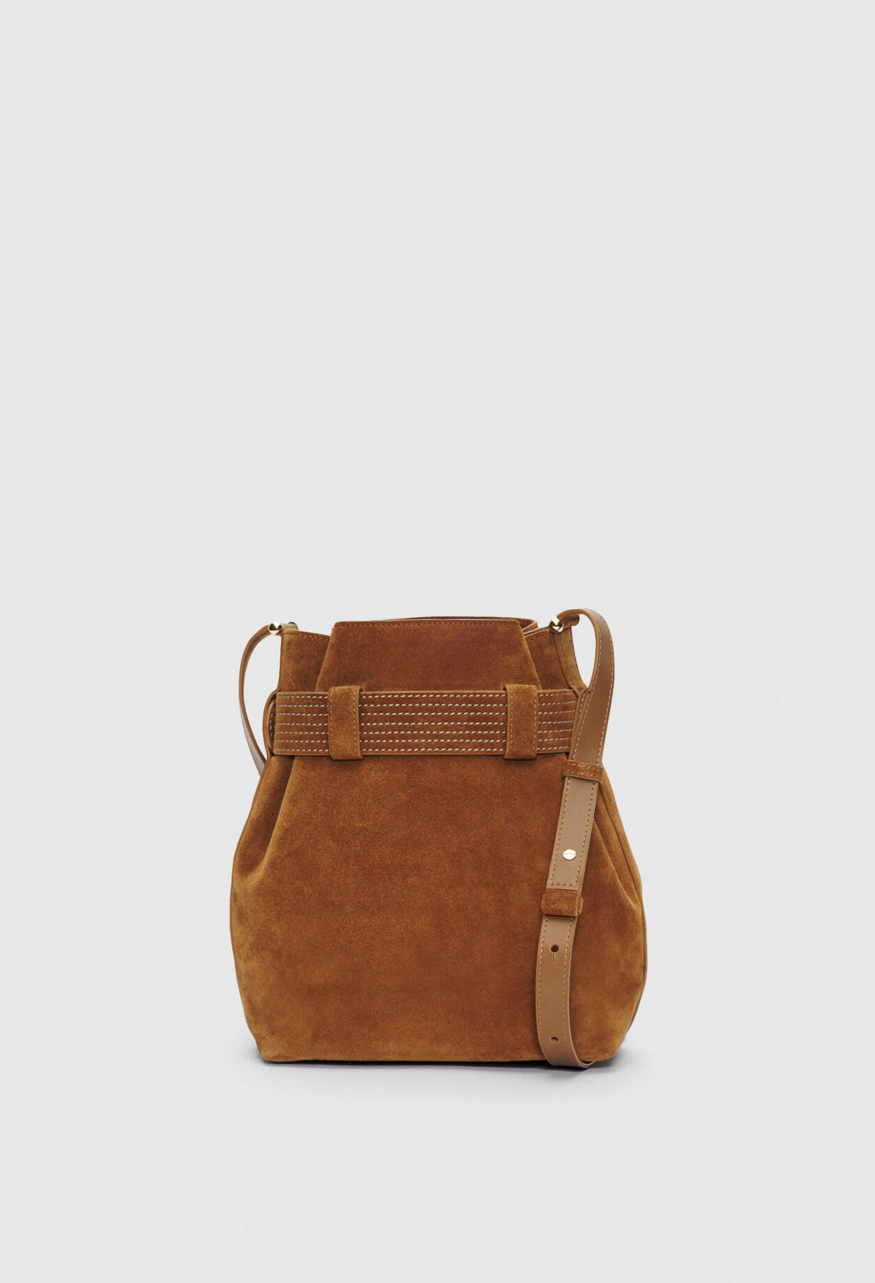 Sac seau en cuir