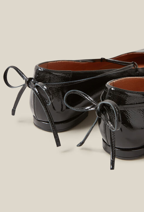 Ballerine cuir vernis