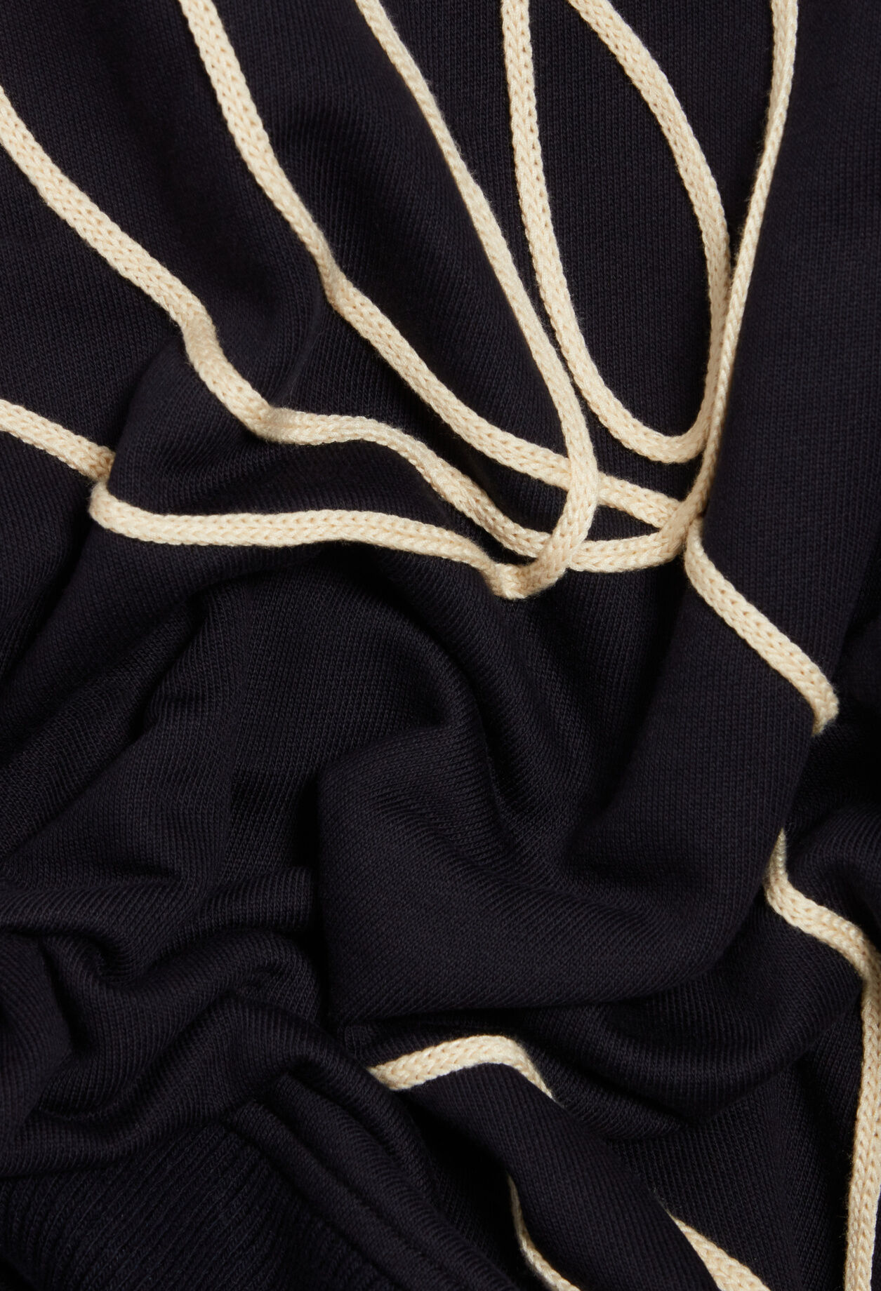 Sweatshirt broderie fleur marine