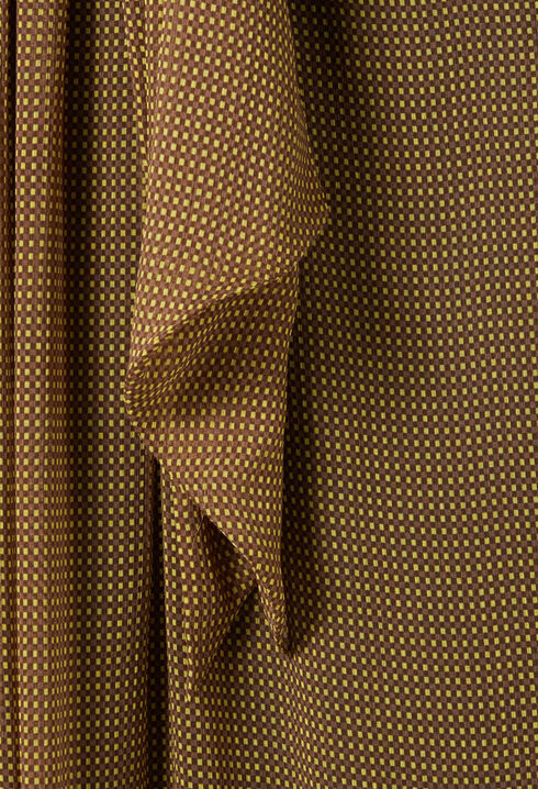 Robe fluide col lavallière