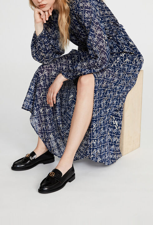 Robe longue à motifs fleuris