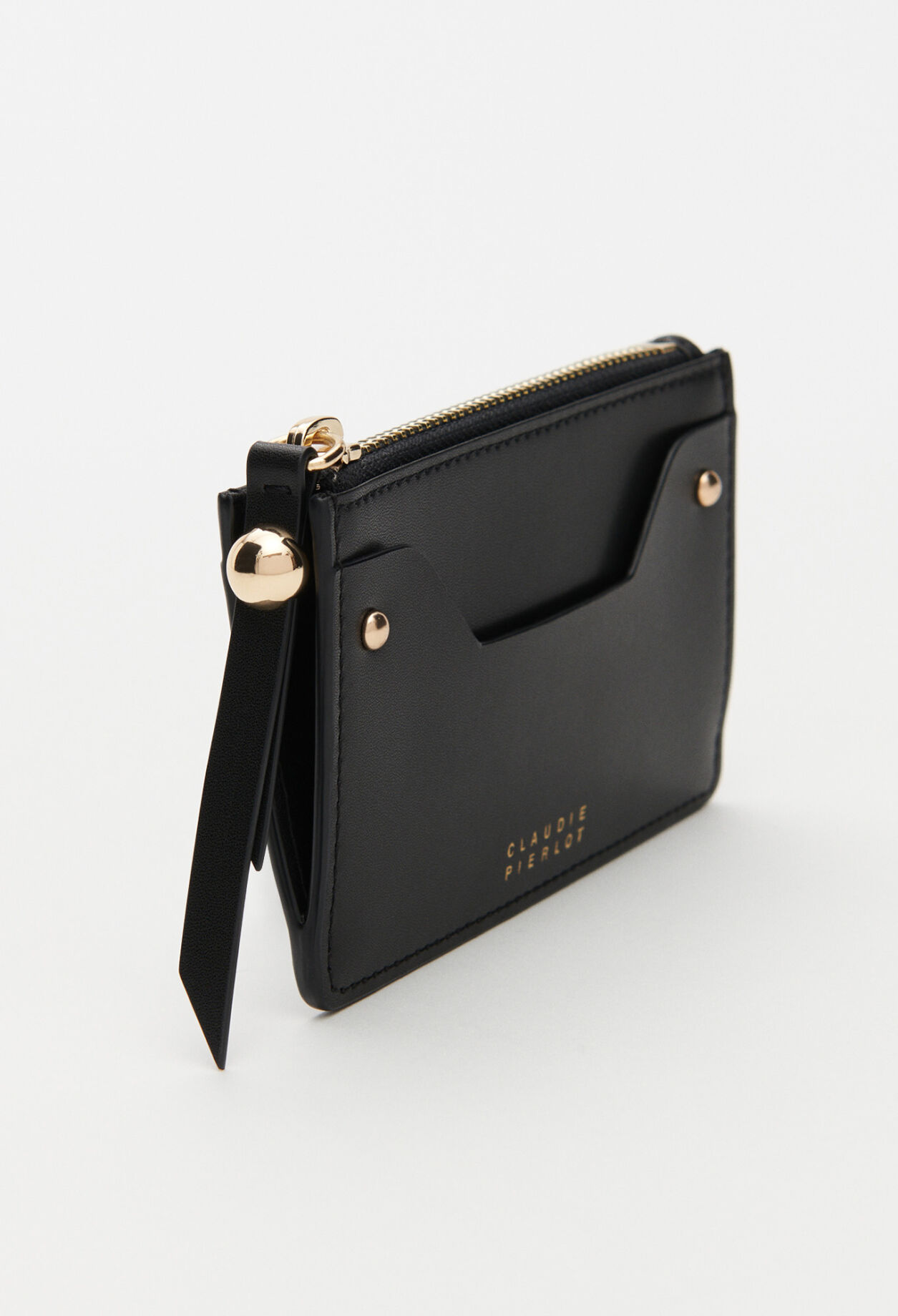 Eco-friendly leather zipped card holder