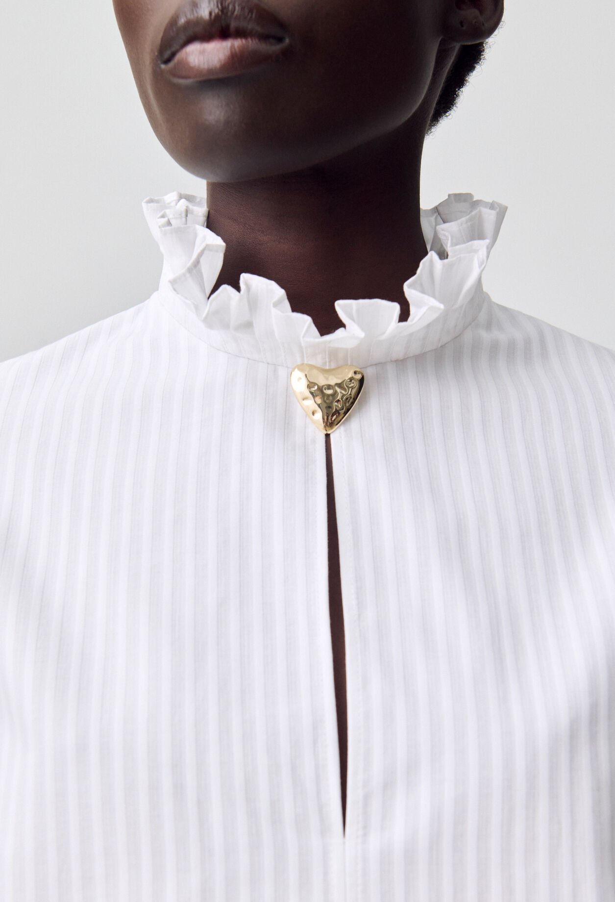 Blouse fluide rayée
