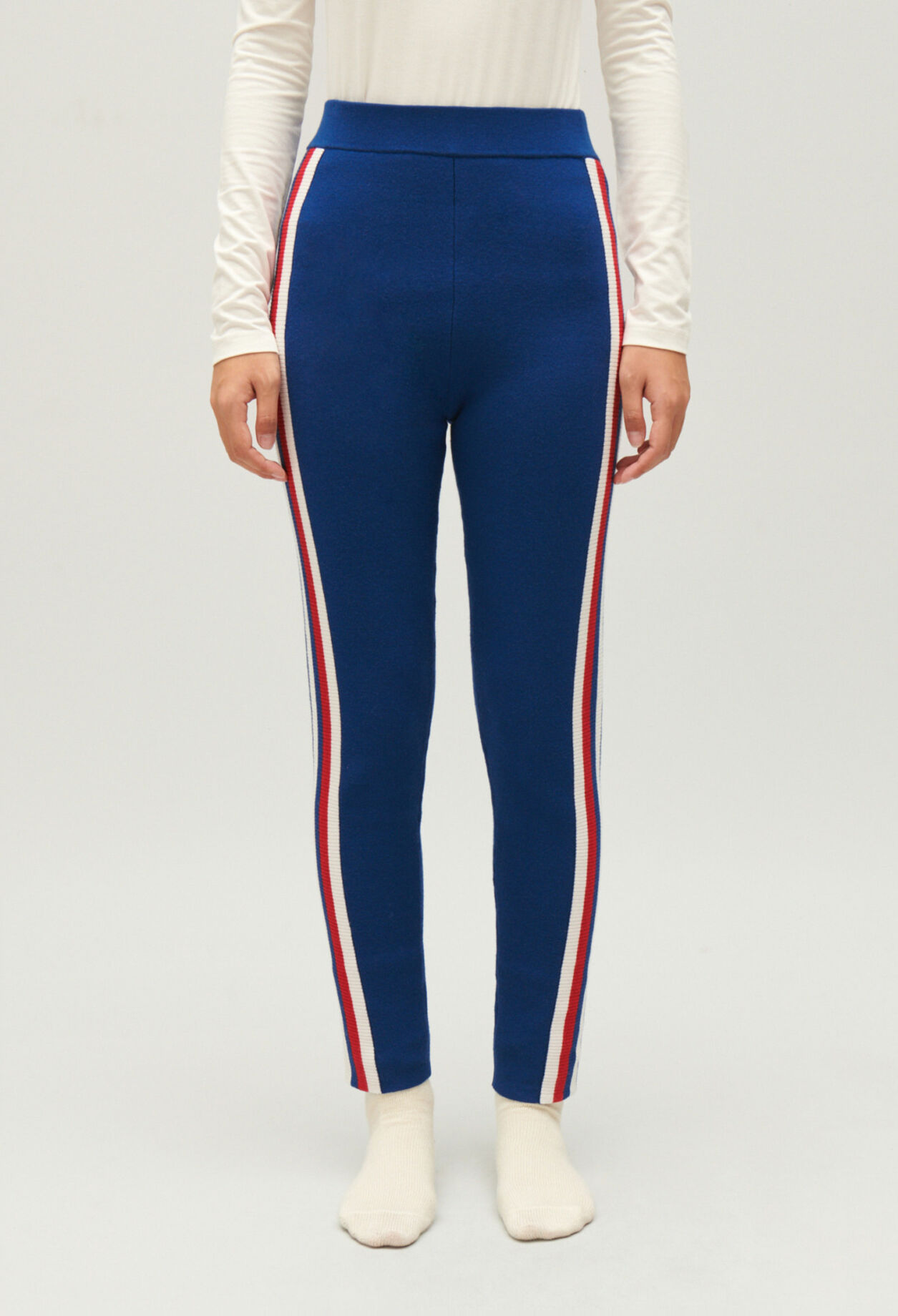 Woven leggings