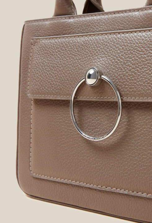 Sac Anouck cuir grainé chaîne