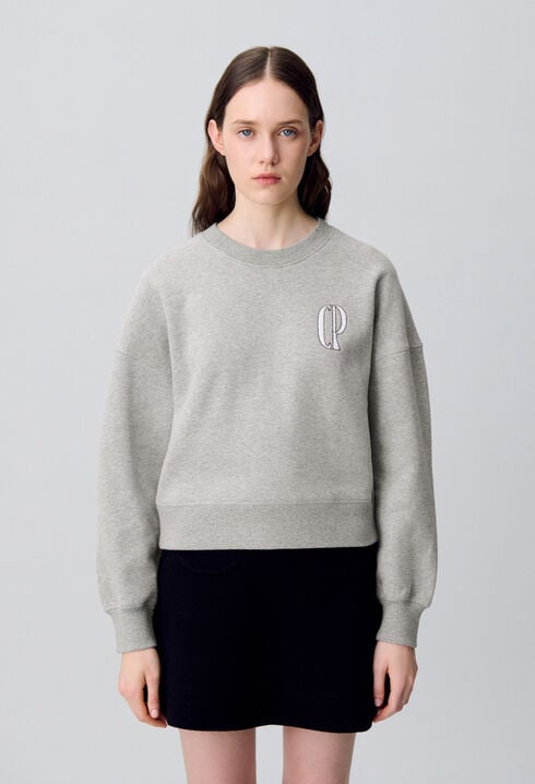 Sweatshirt col victorien