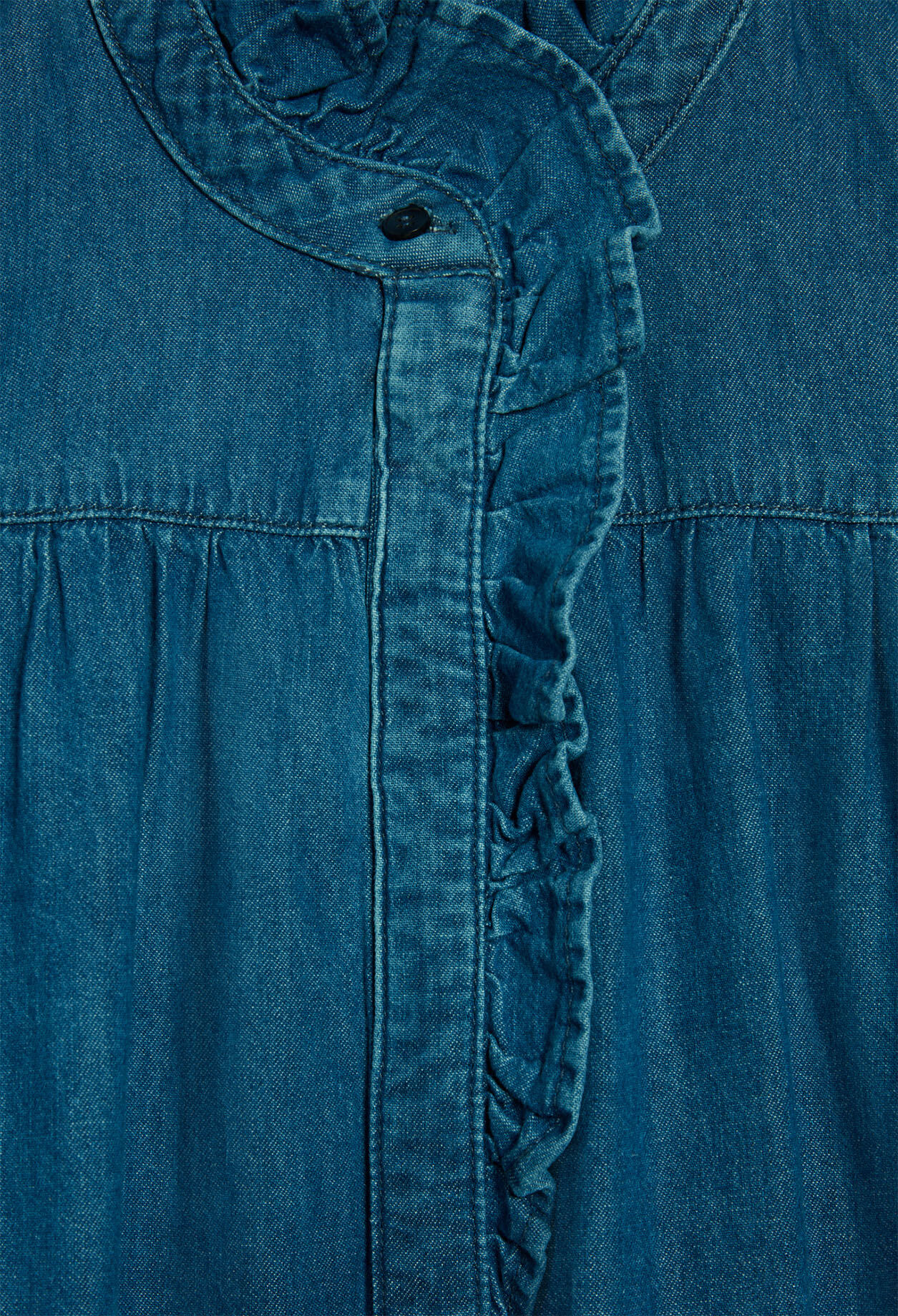 Robe trapèze en denim
