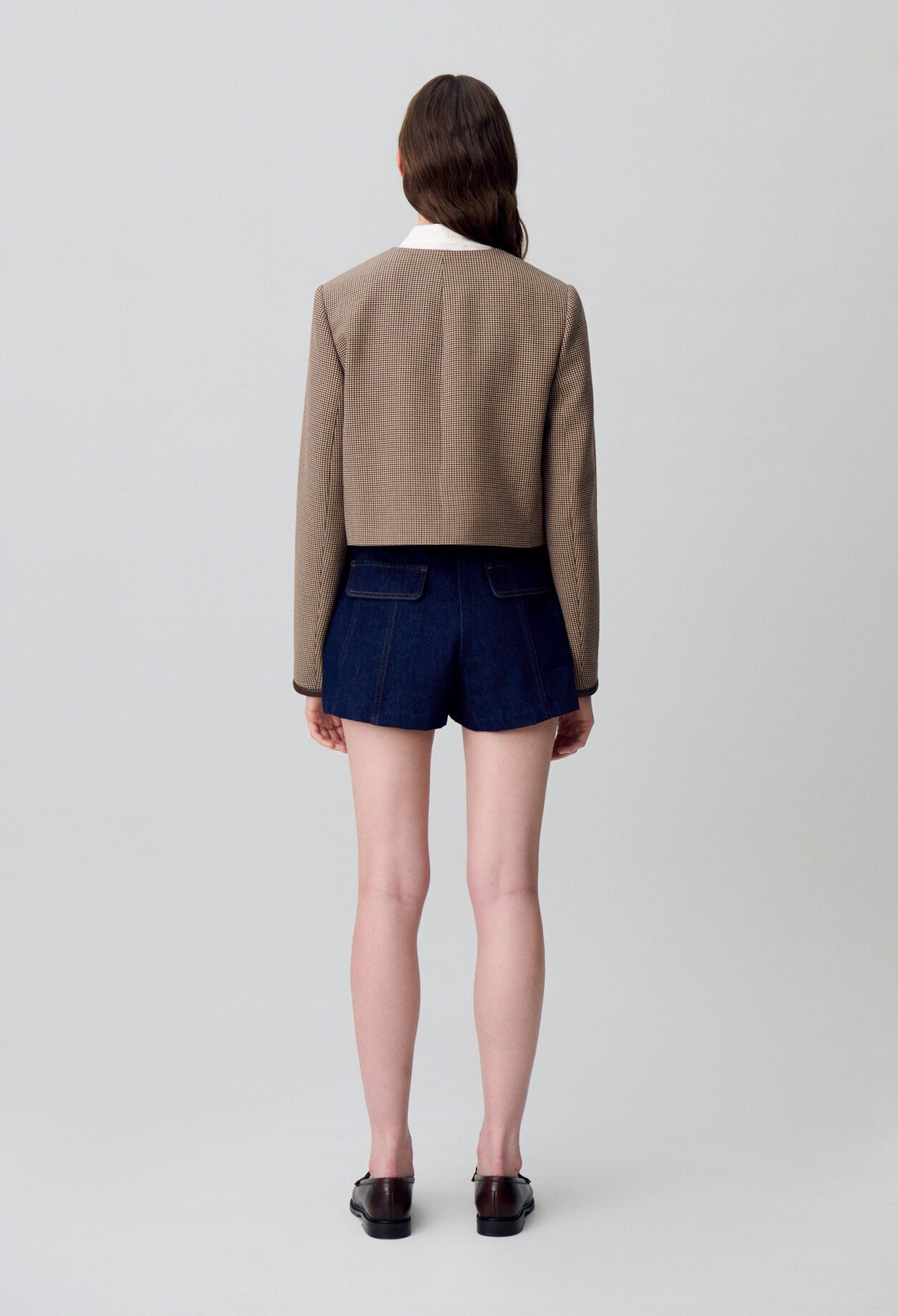 Veste boîte courte
