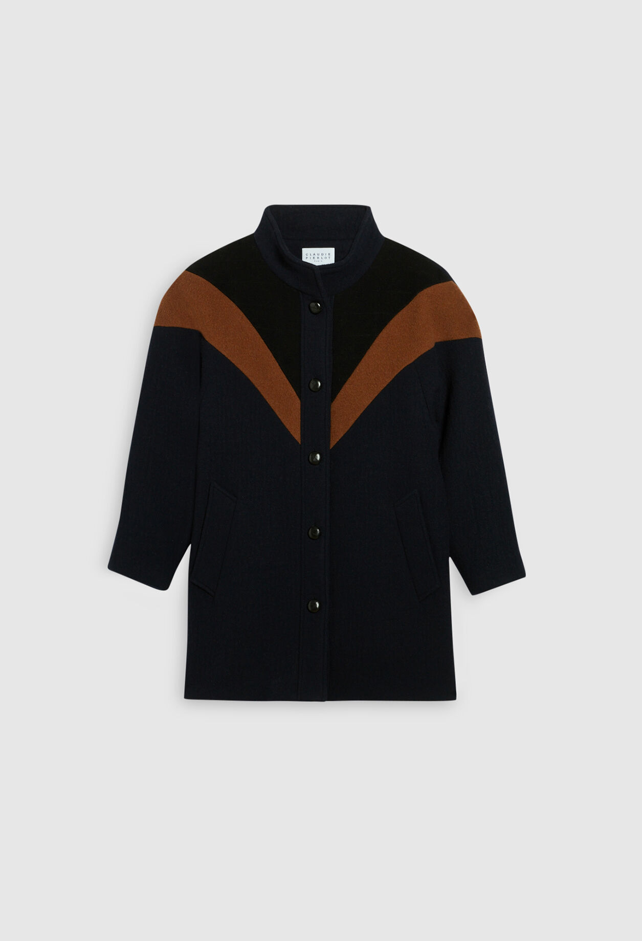 Manteau mi-long en laine