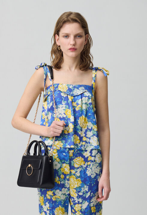 Sac Anouck cuir lisse chaîne