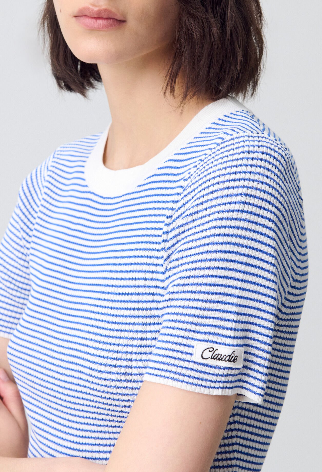 Top marinière maille fine