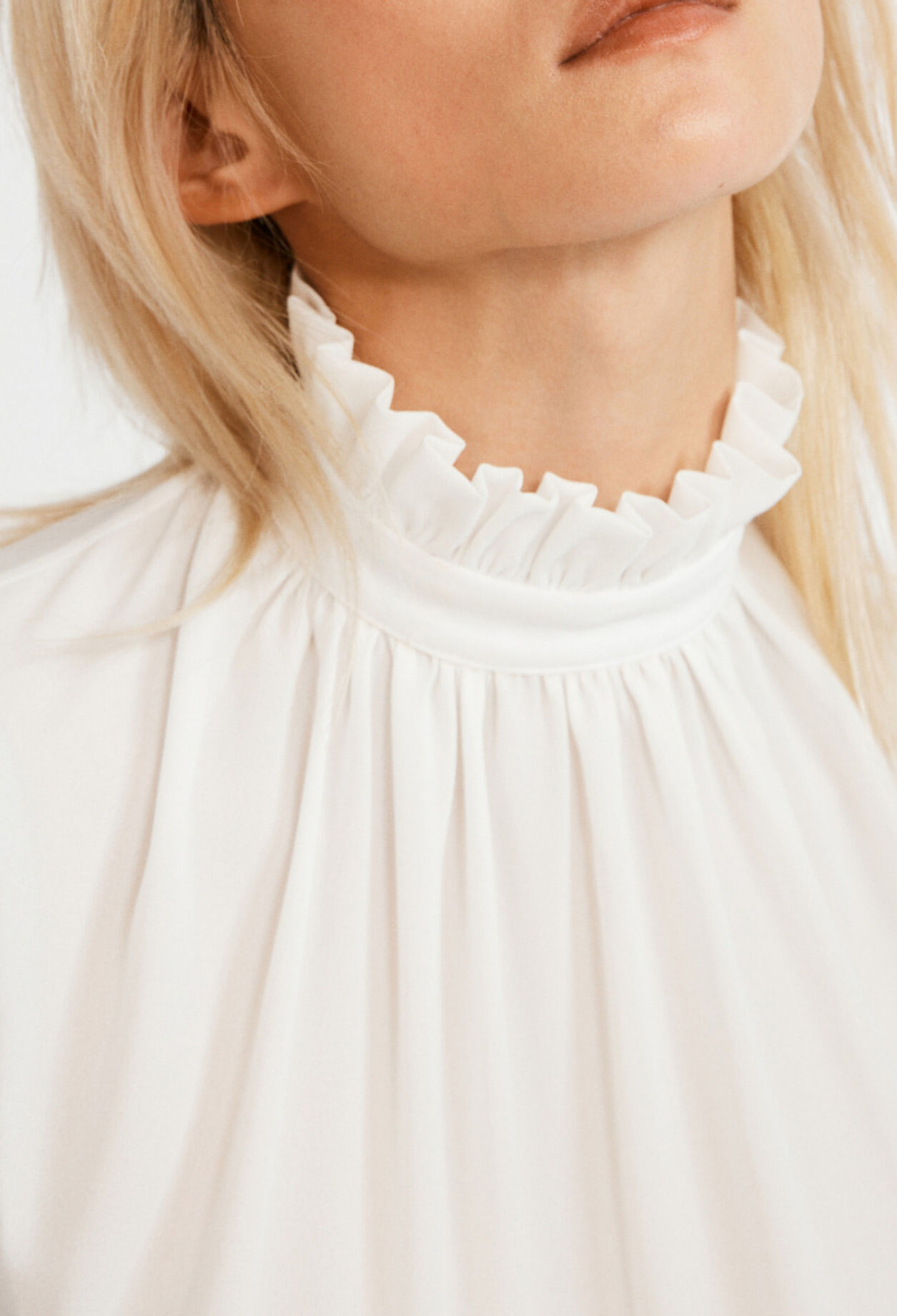 Victorian collar blouse