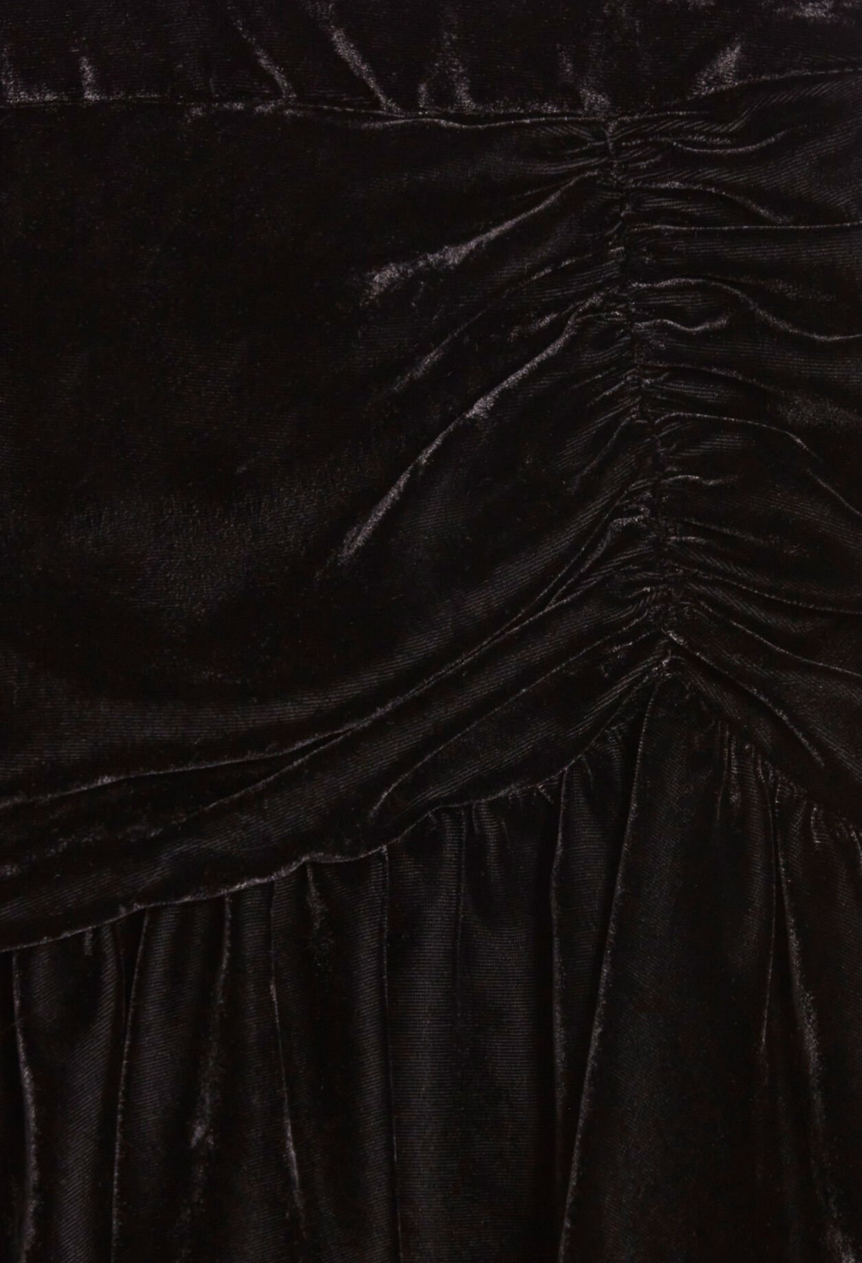 Velour short skirt