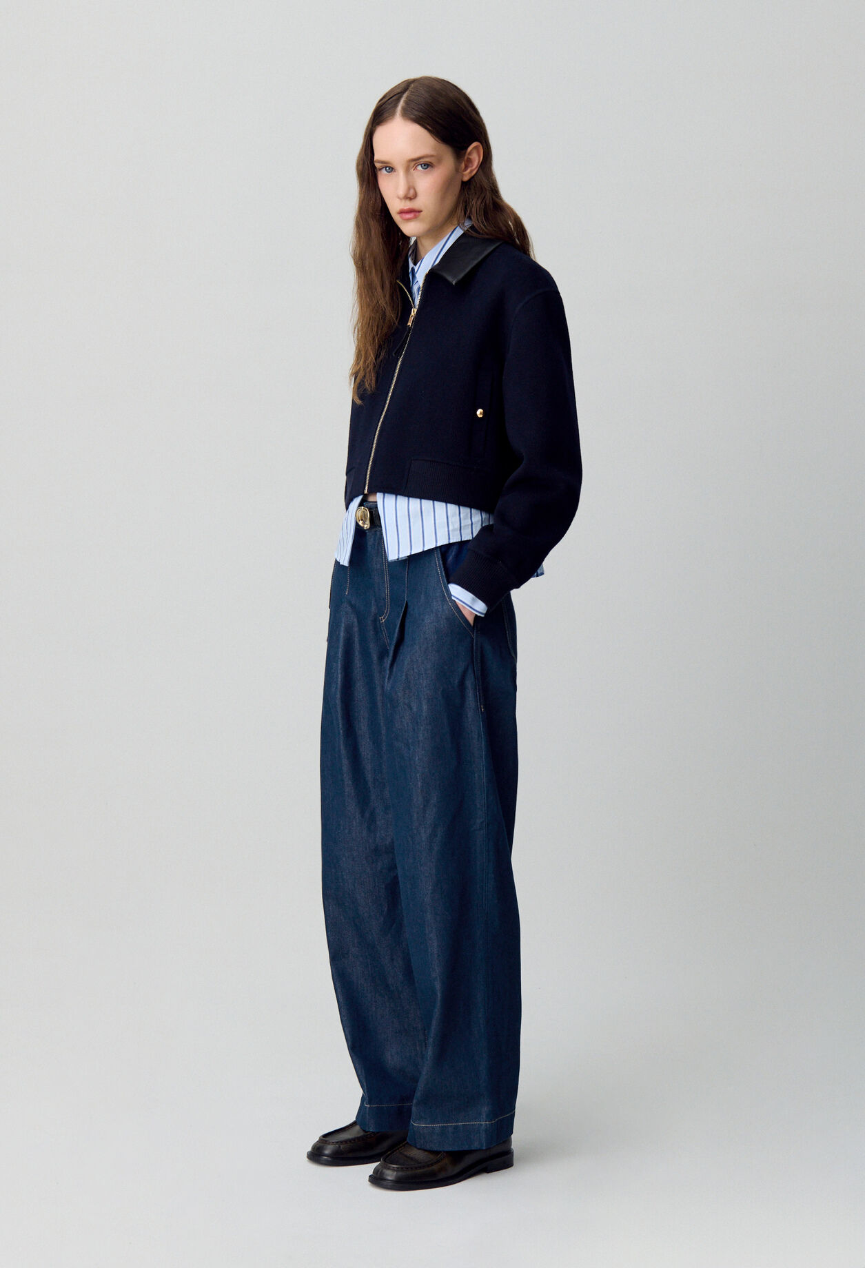 Jean denim brut droit