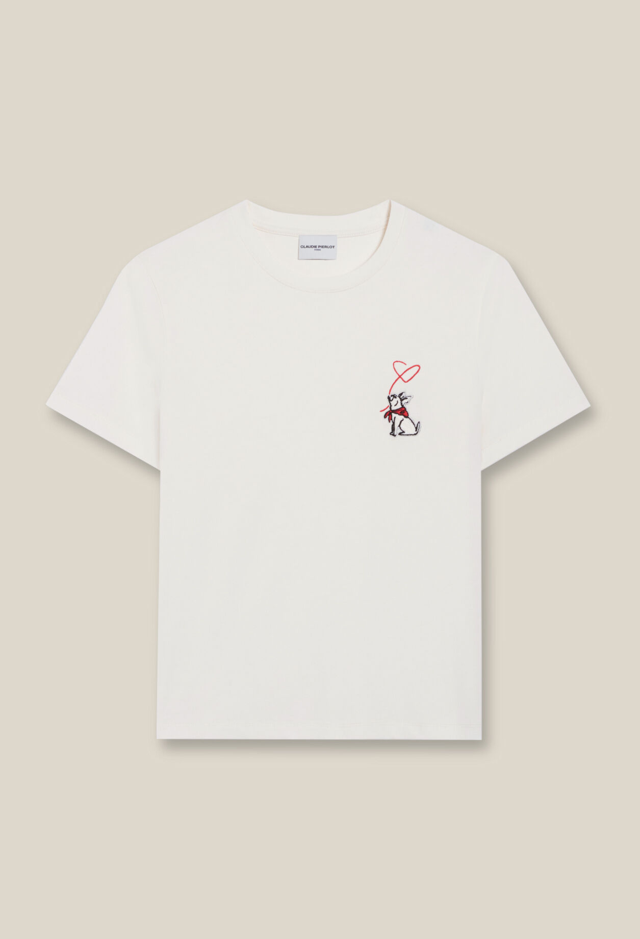 Jean Toto cream T-shirt