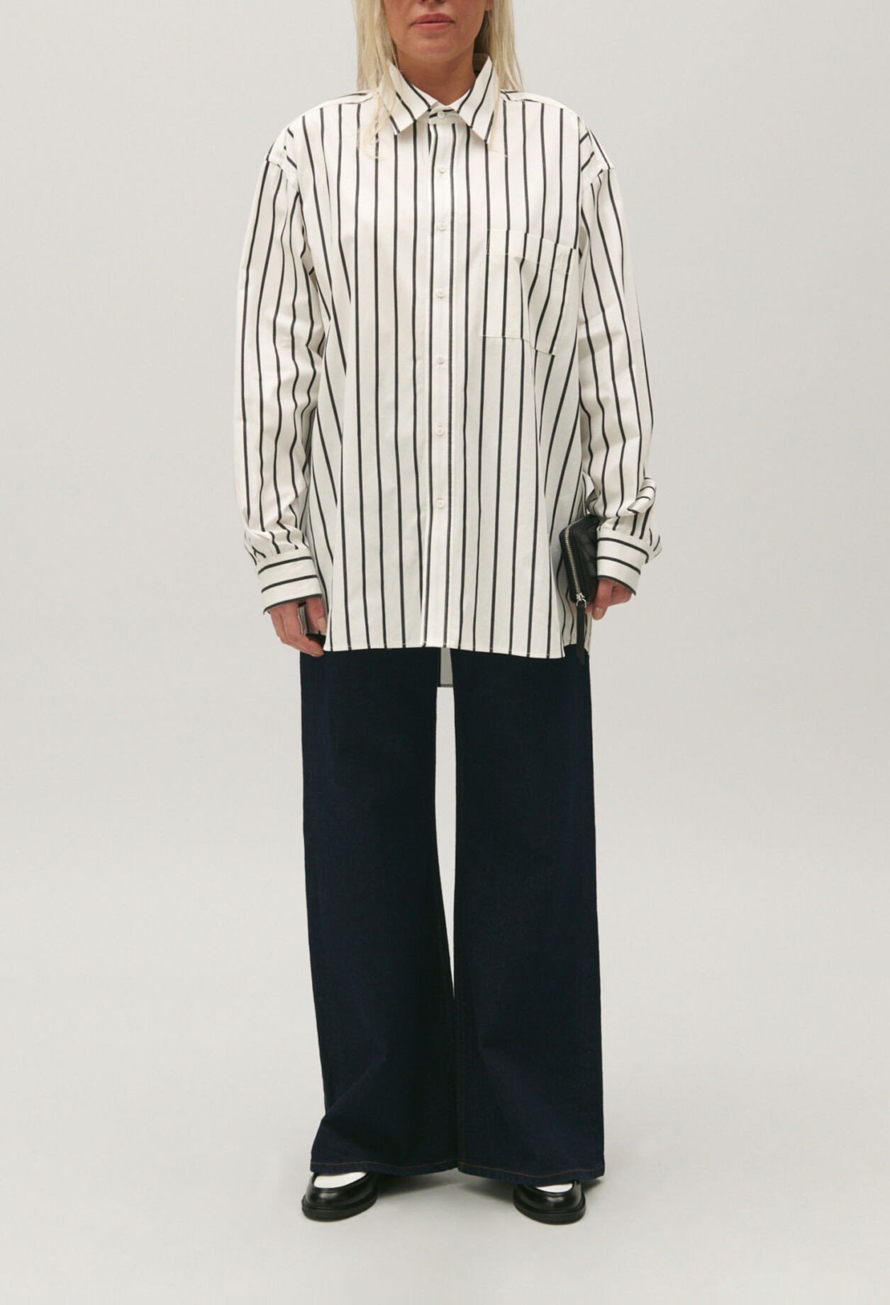 Chemise rayures oversize