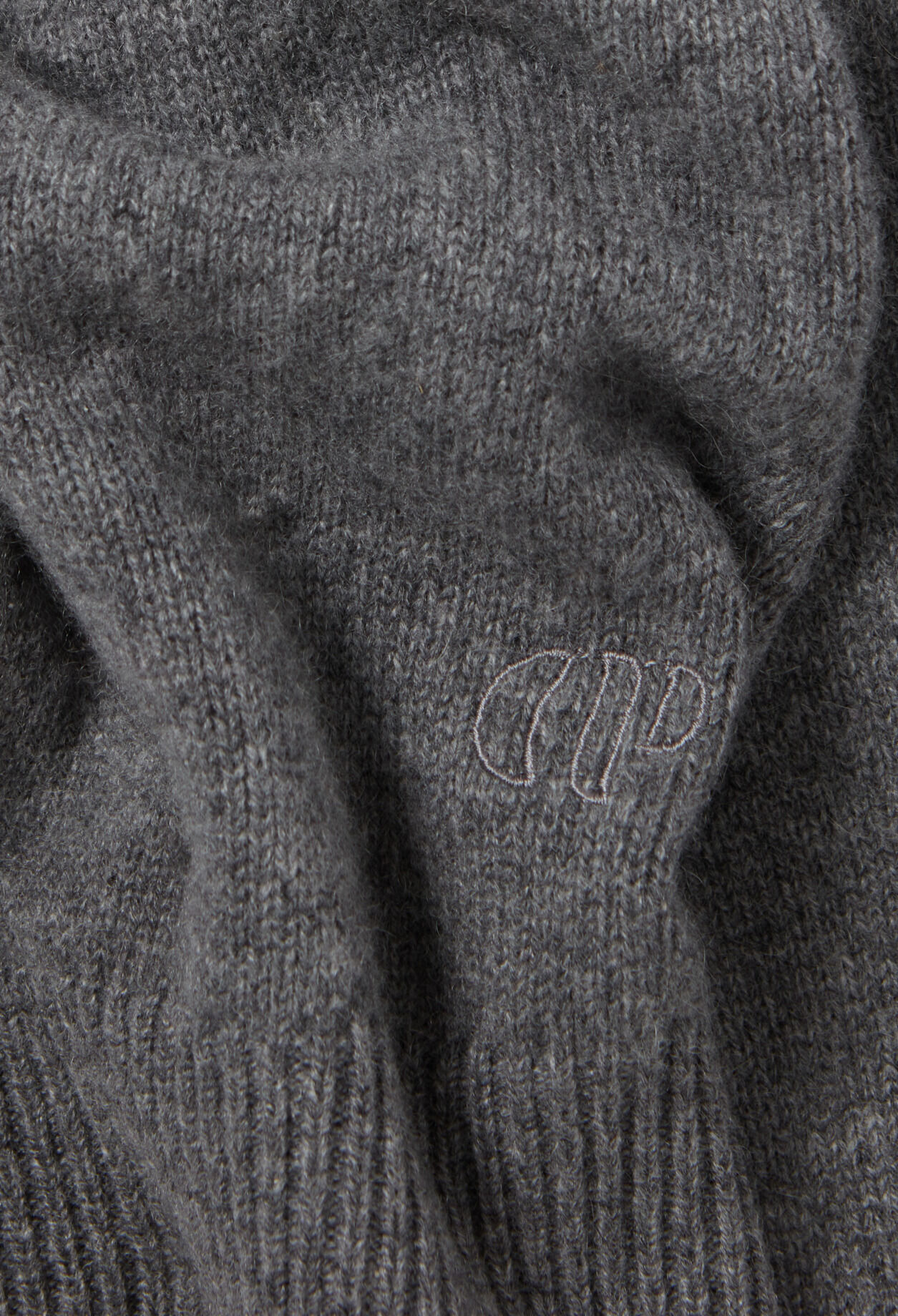 Cashmere jumper detachable collar