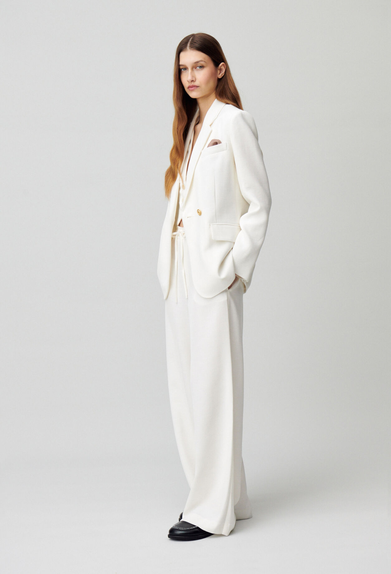 Veste tailleur boutonnée
