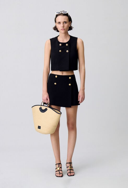Top veston sans manches