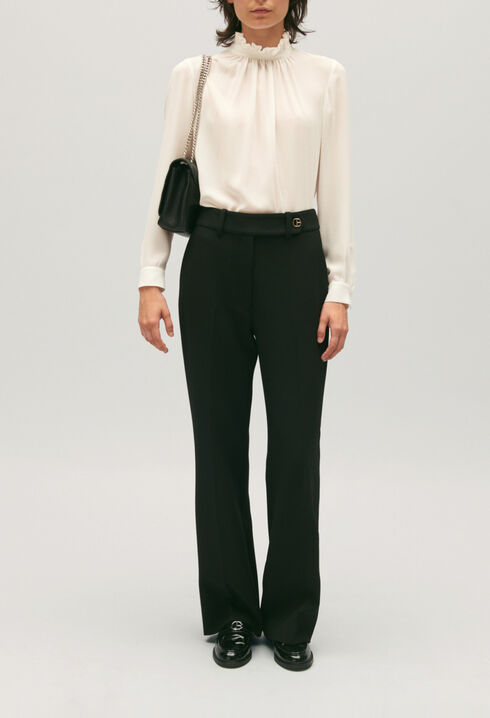 Blouse fluide écrue