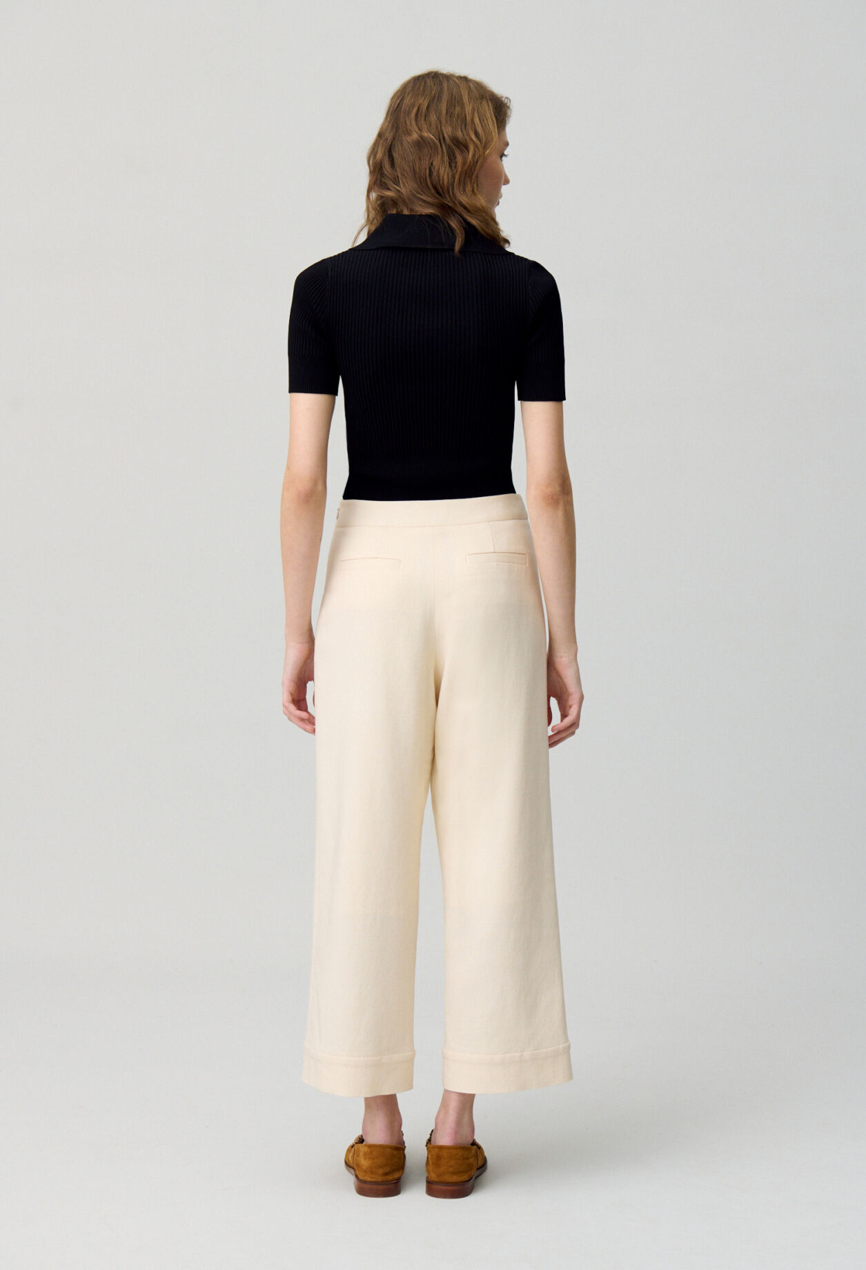 Straight-Leg Sailor Trousers