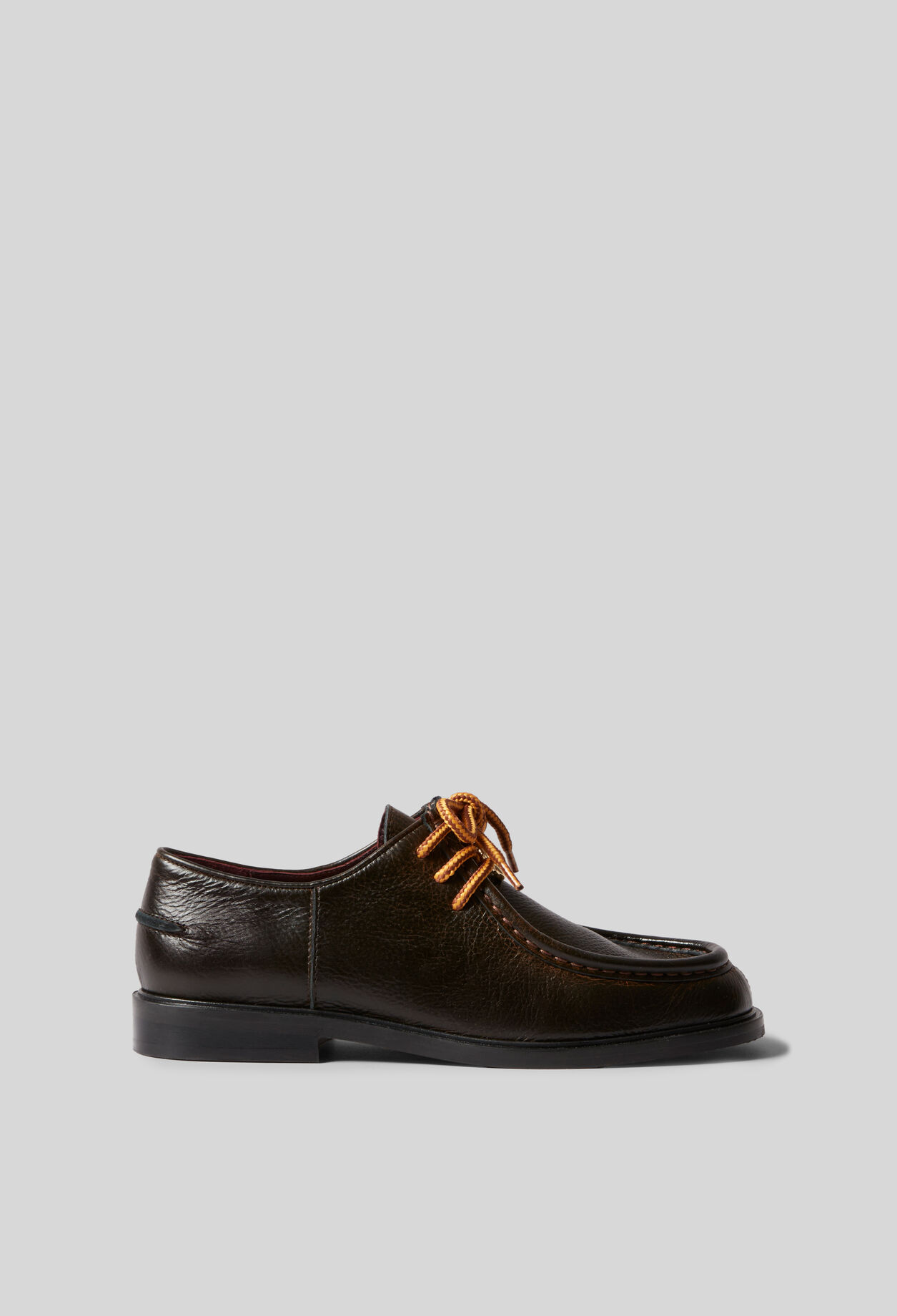 Derbies cuir grainé