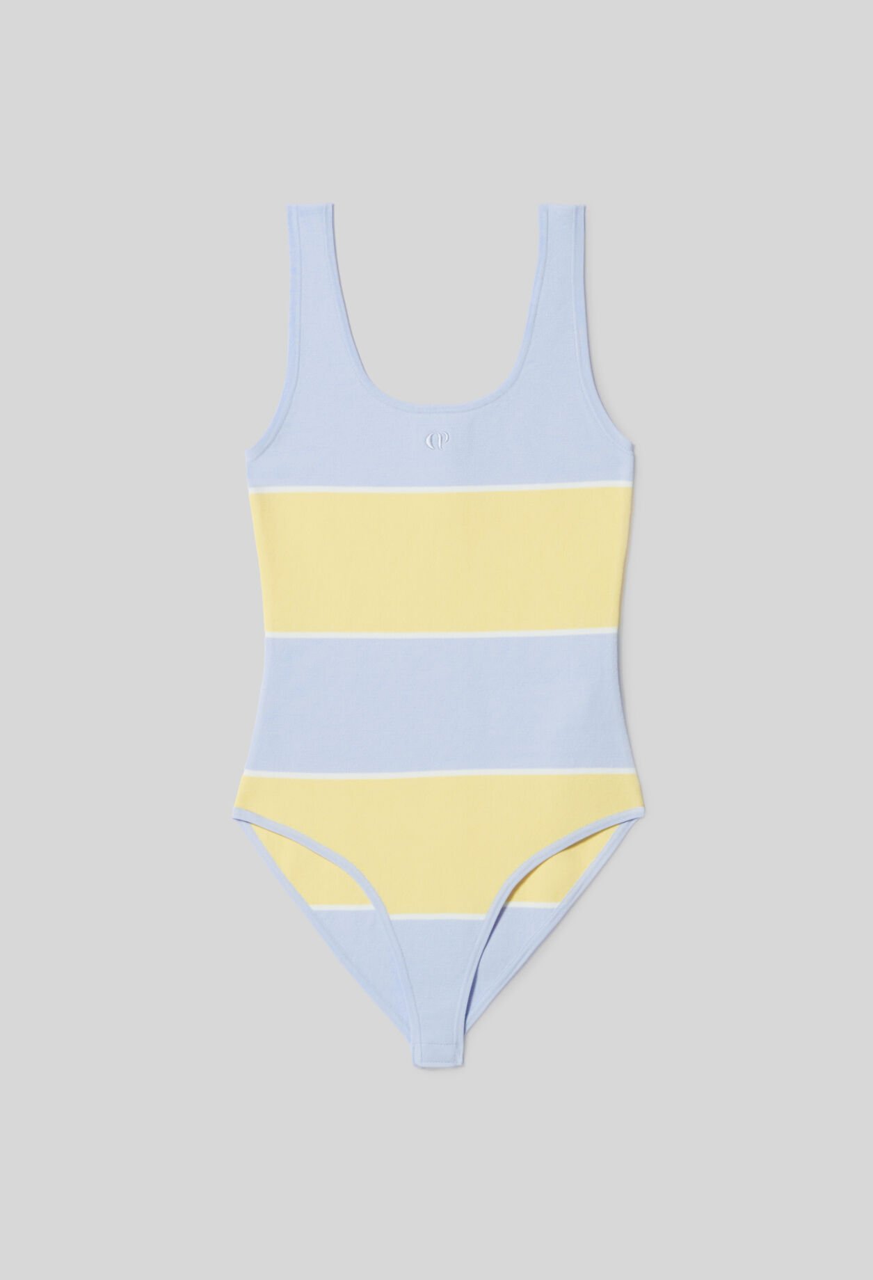 Body bicolore maille fine