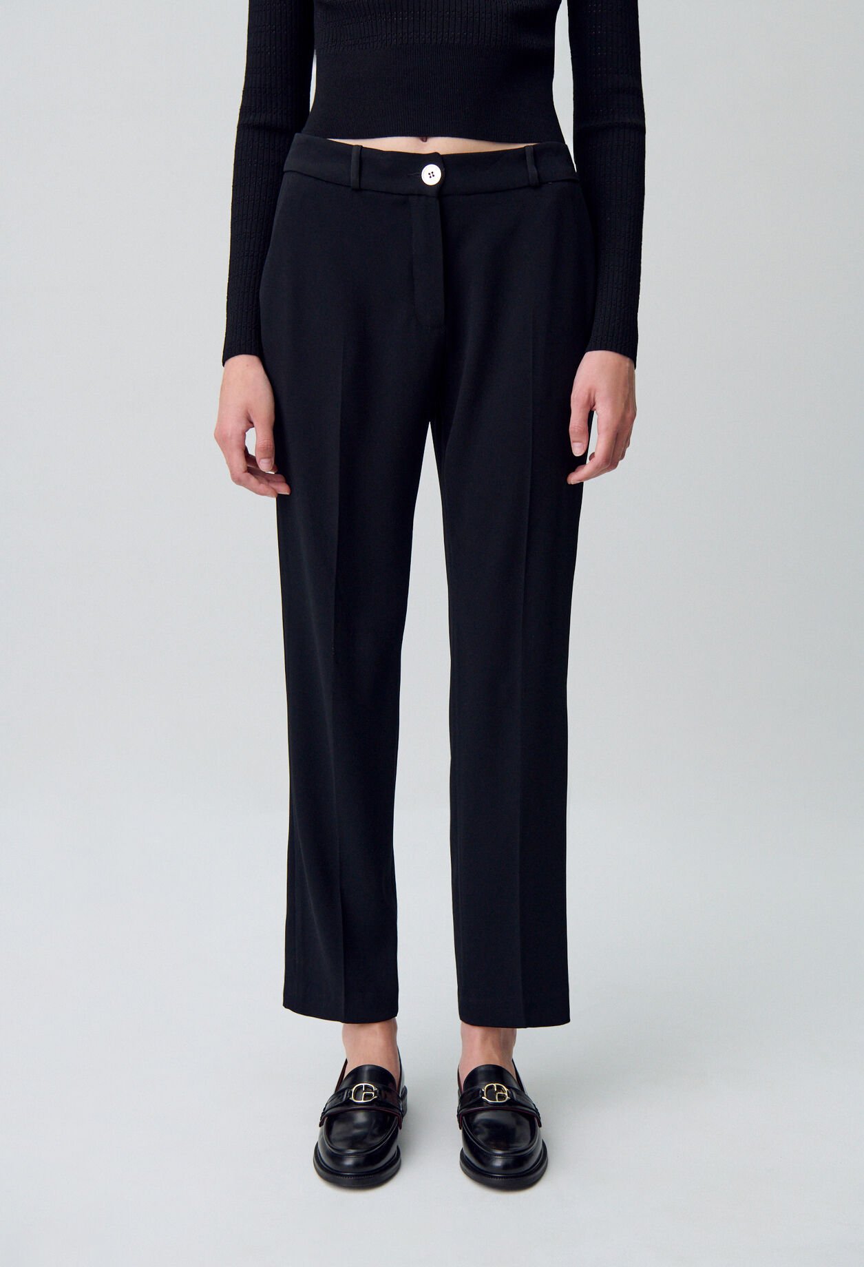 Plain tailored trousers 
