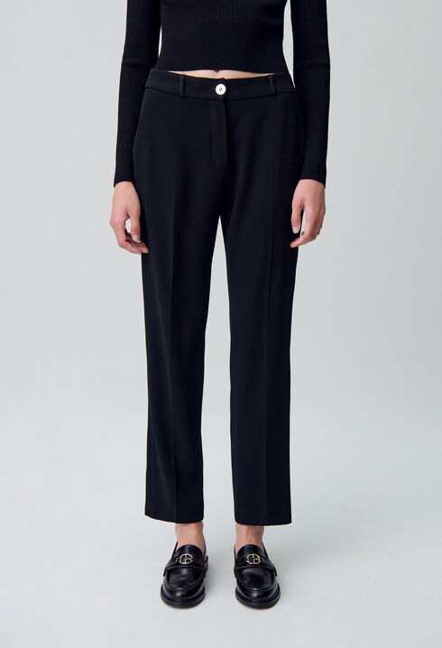 Pantalon tailleur cigarette