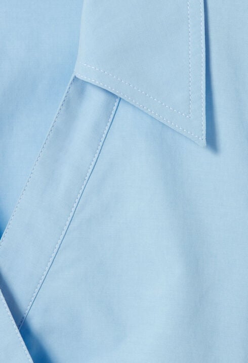 Robe longue ceinturée